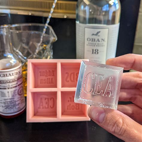 custom ice cube molds